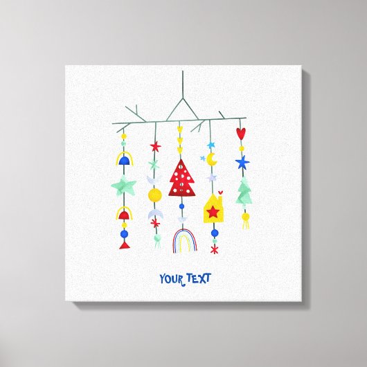 Scandi Minimalistisch Simple Leinwanddruck (Vorderseite)