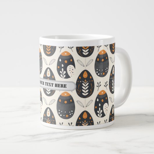 Scandi Motif Nr. 6 | Jumbo-Tasse (Vorderseite Rechts)