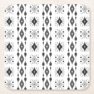 Scandi Motif   Rechteckiger Pappuntersetzer