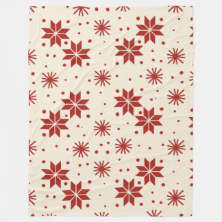 Scandi Starburst Snowflake Fleecedecke