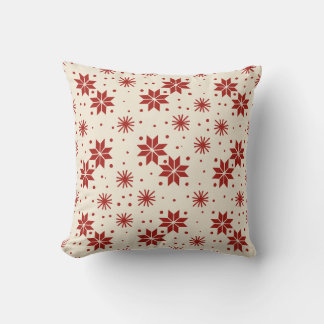 Scandi Starburst Snowflake Kissen