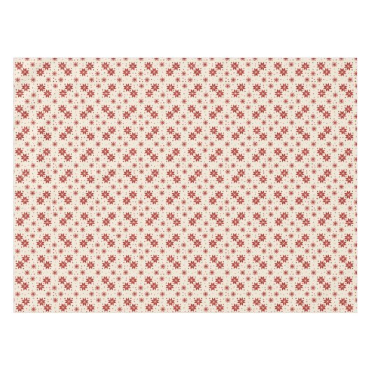 Scandi Starburst Snowflake Tischdecke (Vorderseite (Horizontal))