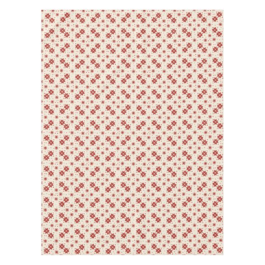 Scandi Starburst Snowflake Tischdecke (Vorderseite)