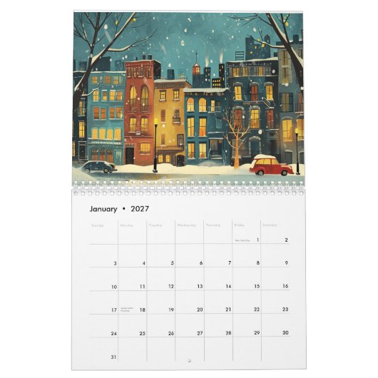 Scandi Style 2025 Kalender (Jan 2027)