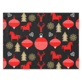 Scandi Weihnachtsdekor Tischdecke (Vorderseite (Horizontal))