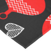 Scandi Weihnachtsdekor Tischdecke (Schrägansicht)
