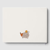 Scandi Wild Tropical Woodland Animals Baby Dusche Gästebuch (Rückseite)