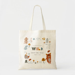 Scandi Wild Tropical Woodland Animals Baby Dusche Tragetasche