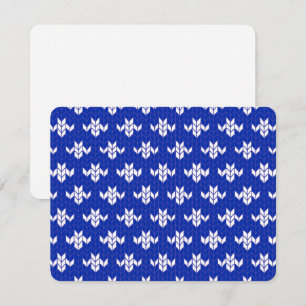 SCANDIA BLUE STRICK 4.25x5.5 Flachkarte / Horizont Karte