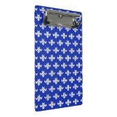 SCANDIA BLUE STRICK Mini-Zwischenablage Mini Klemmbrett (Schrägansicht)