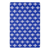 SCANDIA BLUE STRICK Mini-Zwischenablage Mini Klemmbrett (Rückseite)