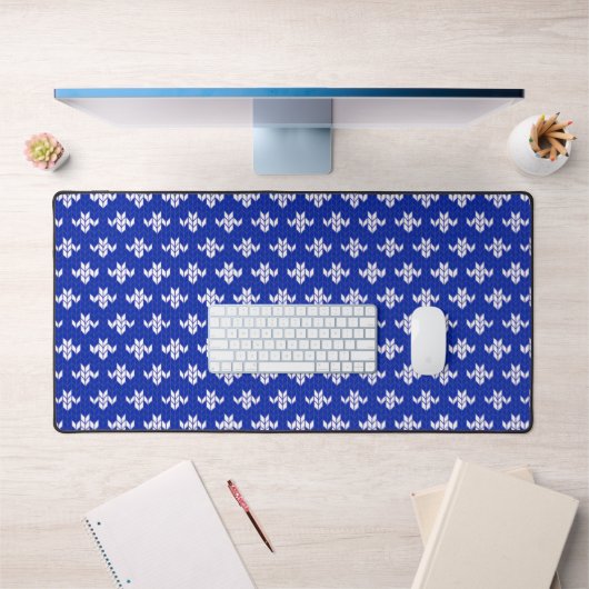 SCANDIA BLUE STRICK Office Studio Desk Mat Schreibtischunterlage (Büro 1)