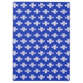 SCANDIA BLUE STRICK Zwischenablage Klemmbrett (Rückseite)