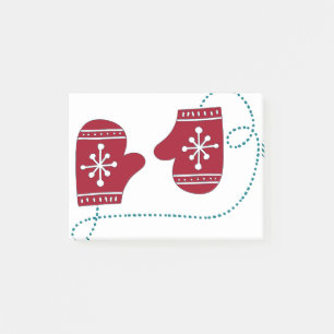 Scandia Christmas Moose Angel Blue and Red Scandia Post-it Klebezettel