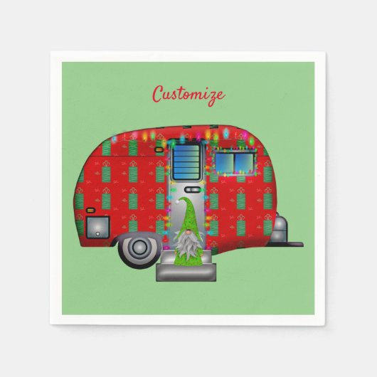 Scandia Gnome Caravan Thunder_Cove Serviette (Vorderseite)