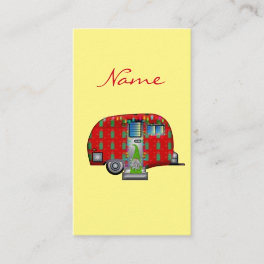 Scandia Gnome Caravan Thunder_Cove Visitenkarte (Vorderseite)