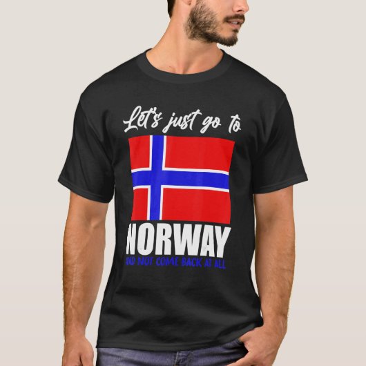 Scandinavia   Norwegian Flag Nordic Country Norway T-Shirt (Vorderseite)