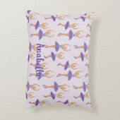 Scandinavian Ballet Ballerina Custom Dekokissen (Rückseite(Vertikal))