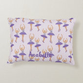 Scandinavian Ballet Ballerina Custom Dekokissen (Rückseite)