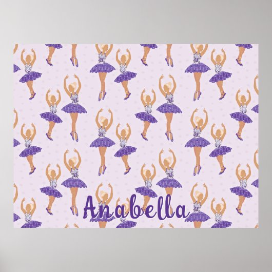 Scandinavian Ballet Ballerina Girls Poster (Vorne)