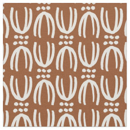 Scandinavian boho brown lines  stoff