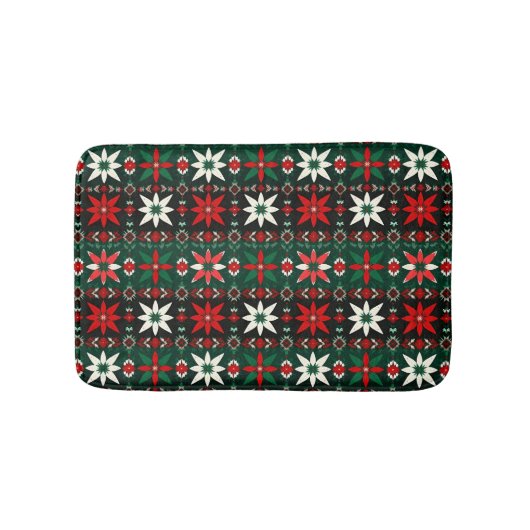 Scandinavian Christmas Fair Isle Edition 3 Badematte (Vorderseite)