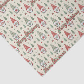 Scandinavian Christmas Gnome Tissue Paper Seidenpapier (Ausschnitt)