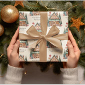 Scandinavian Christmas Magic Geschenkpapier