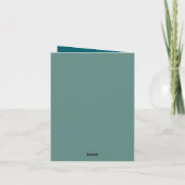 Scandinavian Christmas Nutcracker Einladung (Rückseite)