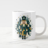 Scandinavian Christmas Nutcracker Jumbo-Tasse (Rechts)