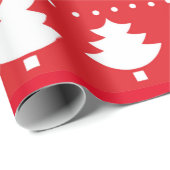 SCANDINAVIAN CHRISTMAS PATTERN GIFT WRAPPING GESCHENKPAPIER (Rolleneckpunkt)