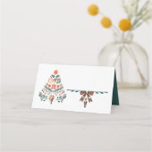 Scandinavian Christmas Platzkarte (Vorderseite)