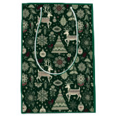 Scandinavian Christmas Time Mittlere Geschenktüte (Vorderseite)