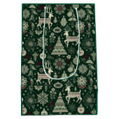 Scandinavian Christmas Time Mittlere Geschenktüte (Rückseite)