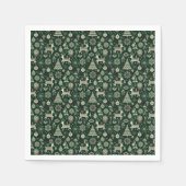 Scandinavian Christmas Time Serviette (Vorderseite)