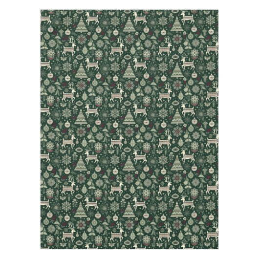 Scandinavian Christmas Time Tischdecke (Vorderseite)