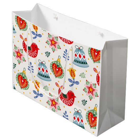 Scandinavian design große geschenktüte (Vorderseite Schrägansicht)