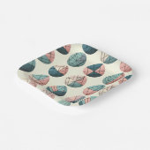 Scandinavian Easter Egg Paper Plates Pappteller (Gewinkelt)