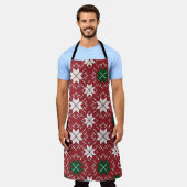 Scandinavian Fair Isle Christmas Edition 1 Schürze (Getragen)