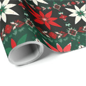 Scandinavian Fair Isle Christmas Edition 3 Geschenkpapier (Rolleneckpunkt)