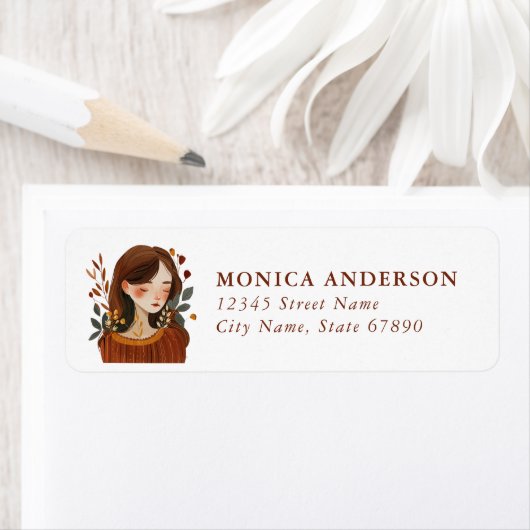 Scandinavian Fall Return Address Labels (Insitu)