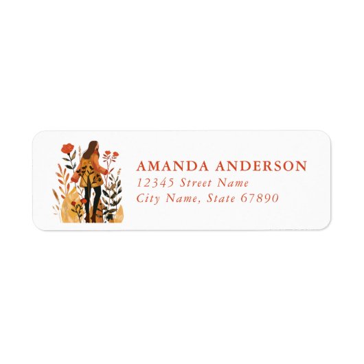 Scandinavian Fall Return Address Labels (Vorne)