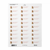 Scandinavian Fall Return Address Labels (Vorne)