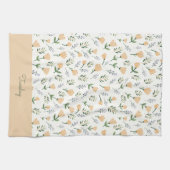 Scandinavian Floral Day of Week Geschirrtuch (Horizontal)