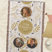 Scandinavian Foliage 3 Photo Family Keepsake Decke