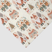 Scandinavian Folk Art Festive Holiday Seidenpapier (Ausschnitt)