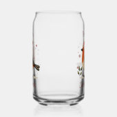 Scandinavian Folk Art style Dosenglas (Rechts)