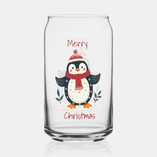 Scandinavian Folk Art Style Dosenglas (Vorderseite)