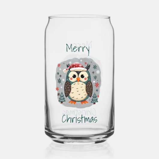 Scandinavian Folk Art Style Dosenglas (Vorderseite)