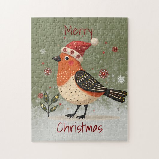 Scandinavian Folk Art style Puzzle (Vertikal)